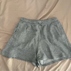 Gray sweat shorts